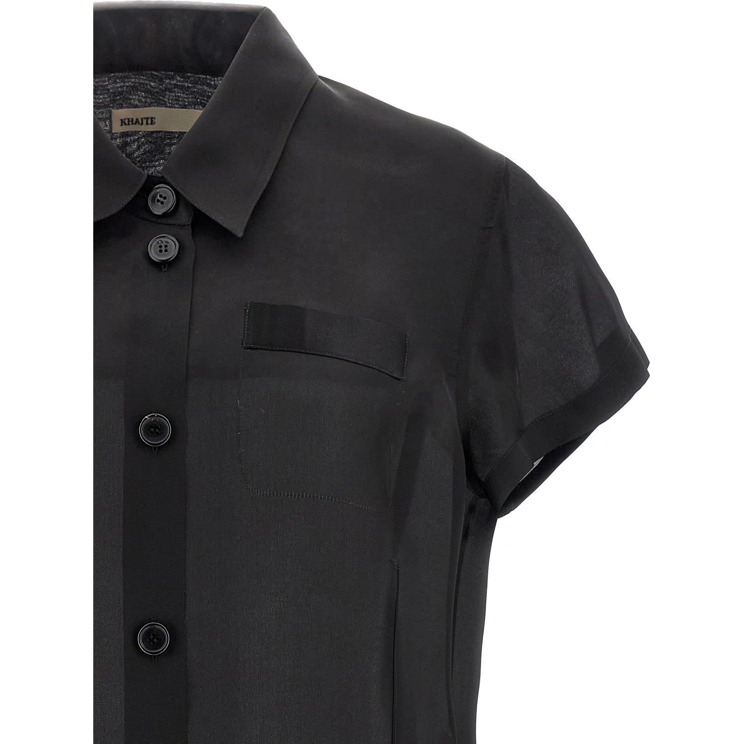 Black Silk Blouse