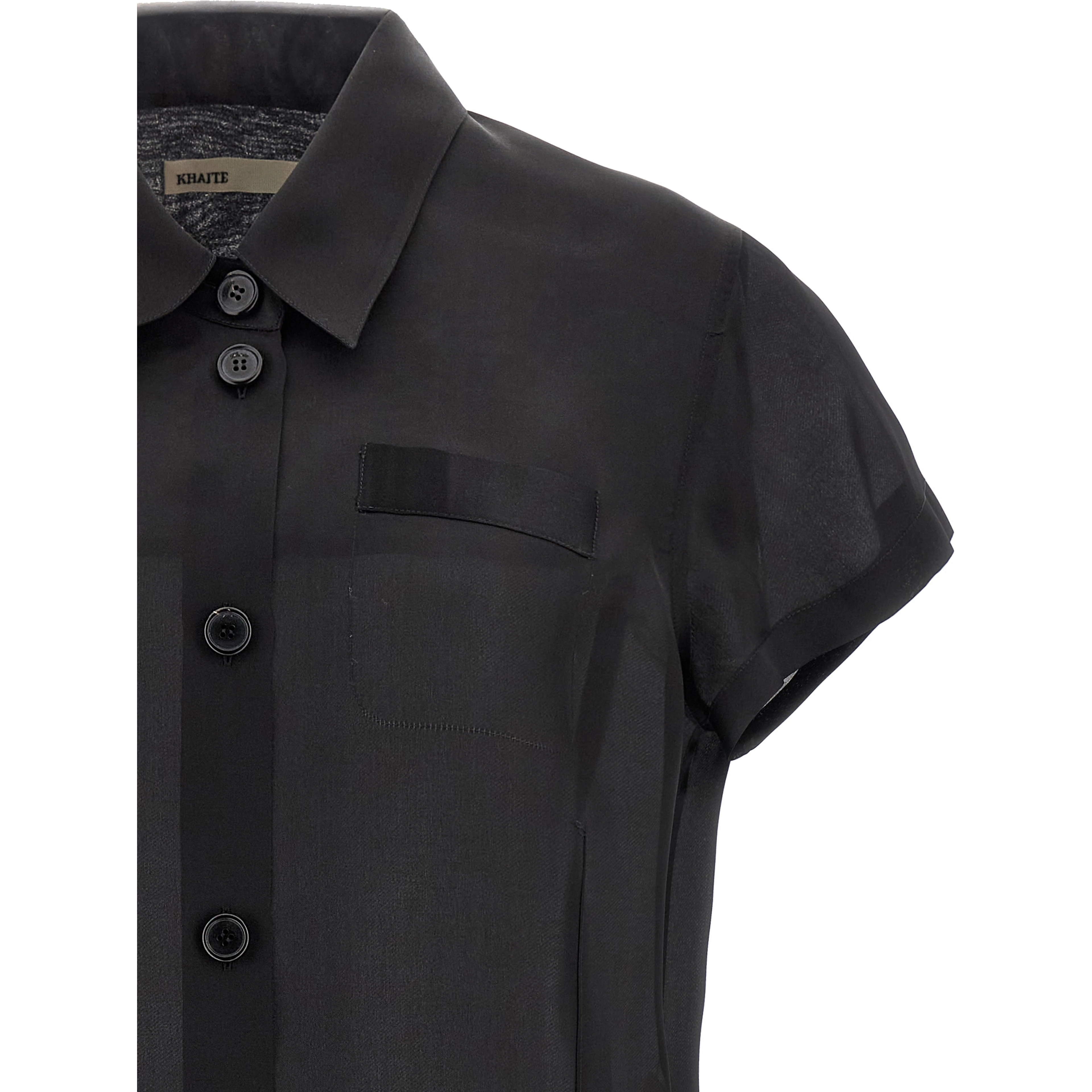 Black Silk Blouse