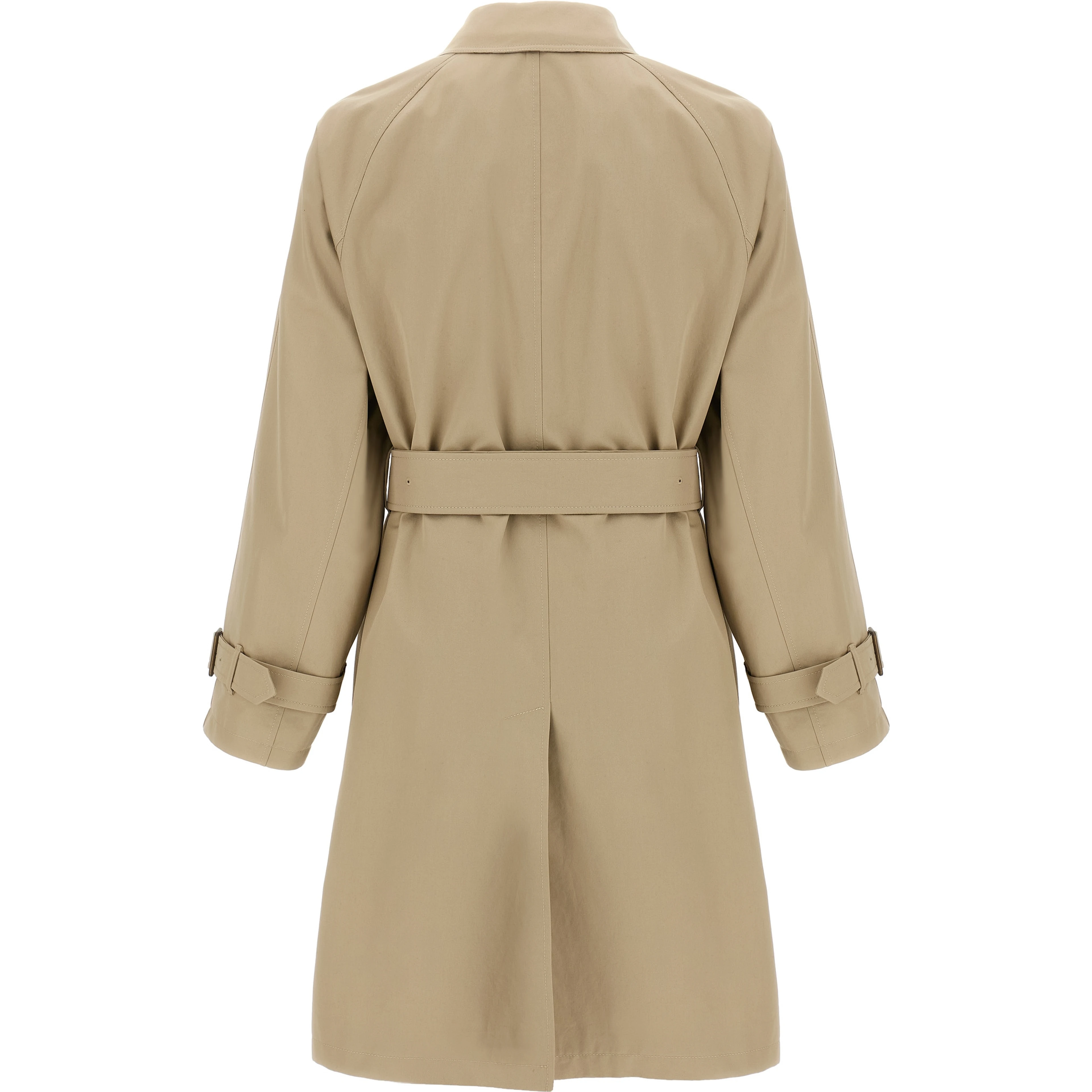 Beige Cotton Coat