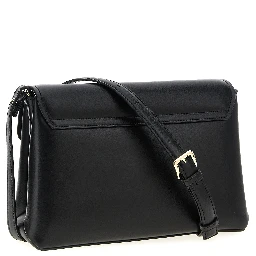 Black Leather Shoulder Bag