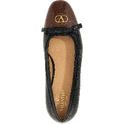 Multicolor Calfskin Ballet Flats