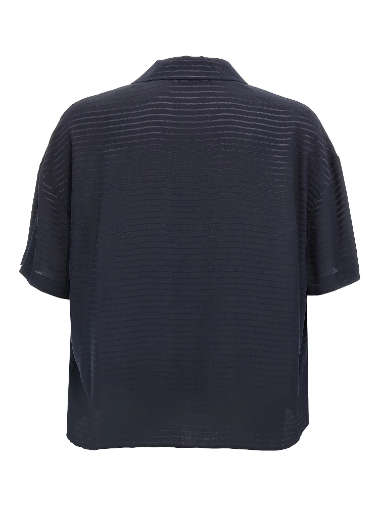 Blue Silk Polo Shirt alternative