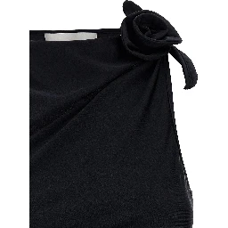 Black Polyamide Tank Tops
