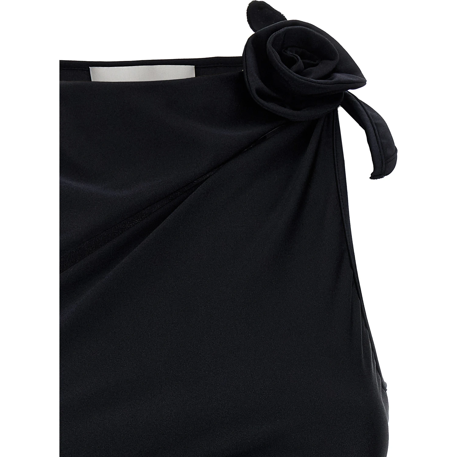 Black Polyamide Tank Tops
