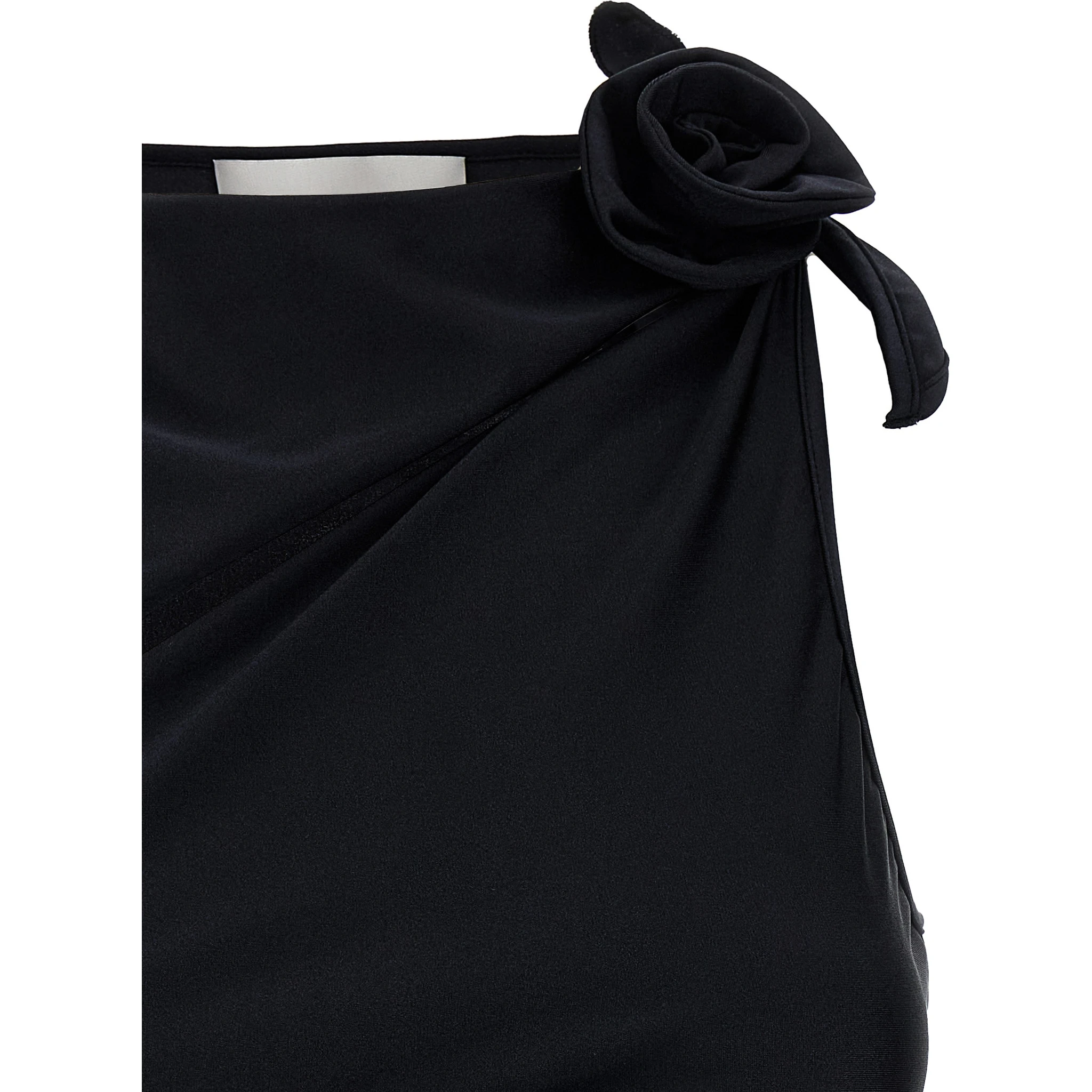 Black Polyamide Tank Tops