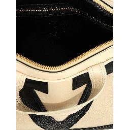Bicolor Lamb Leather Handbag
