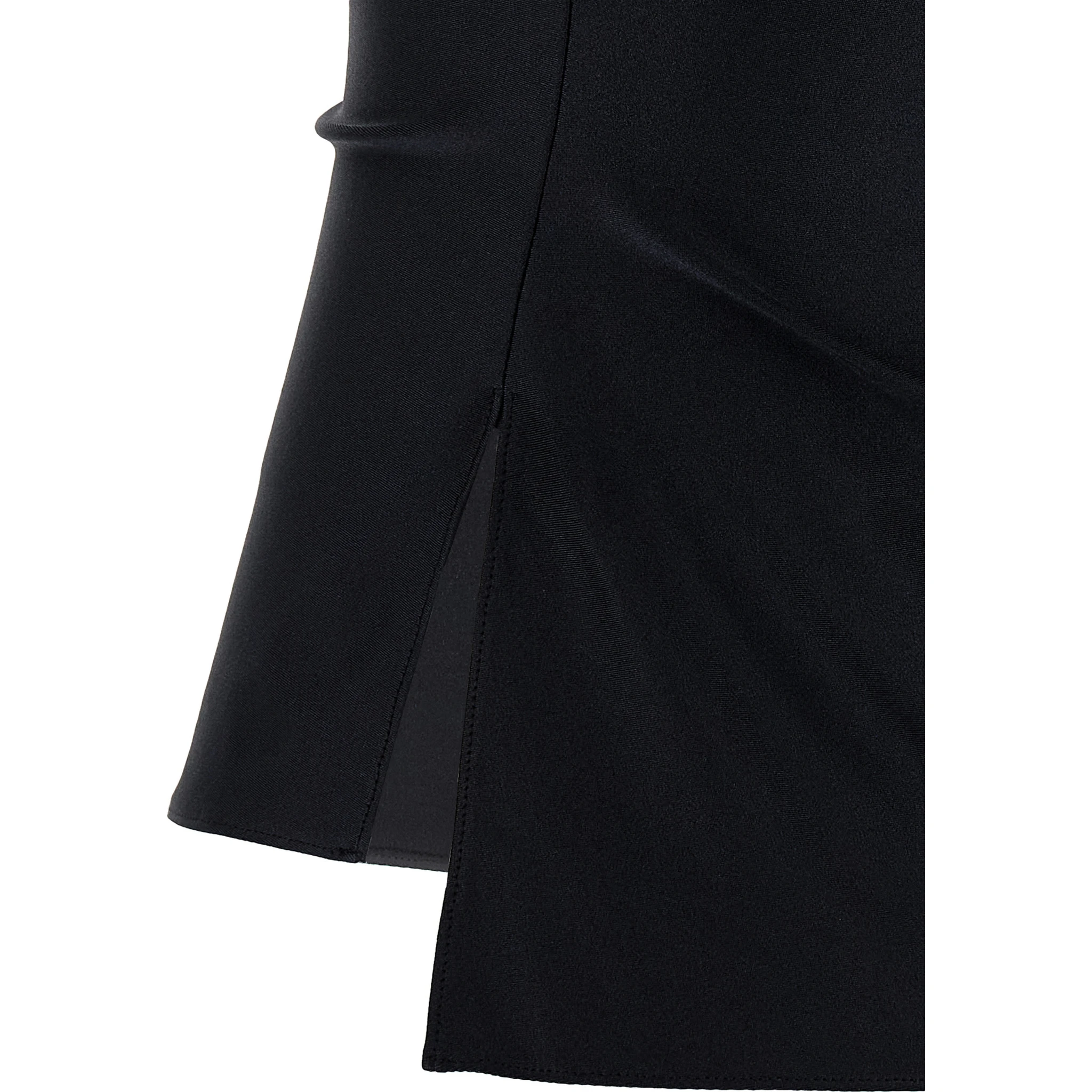 Black Polyamide Tank Tops