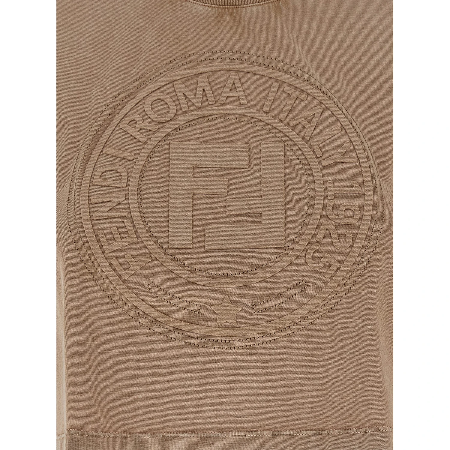 Brown Cotton T-Shirt