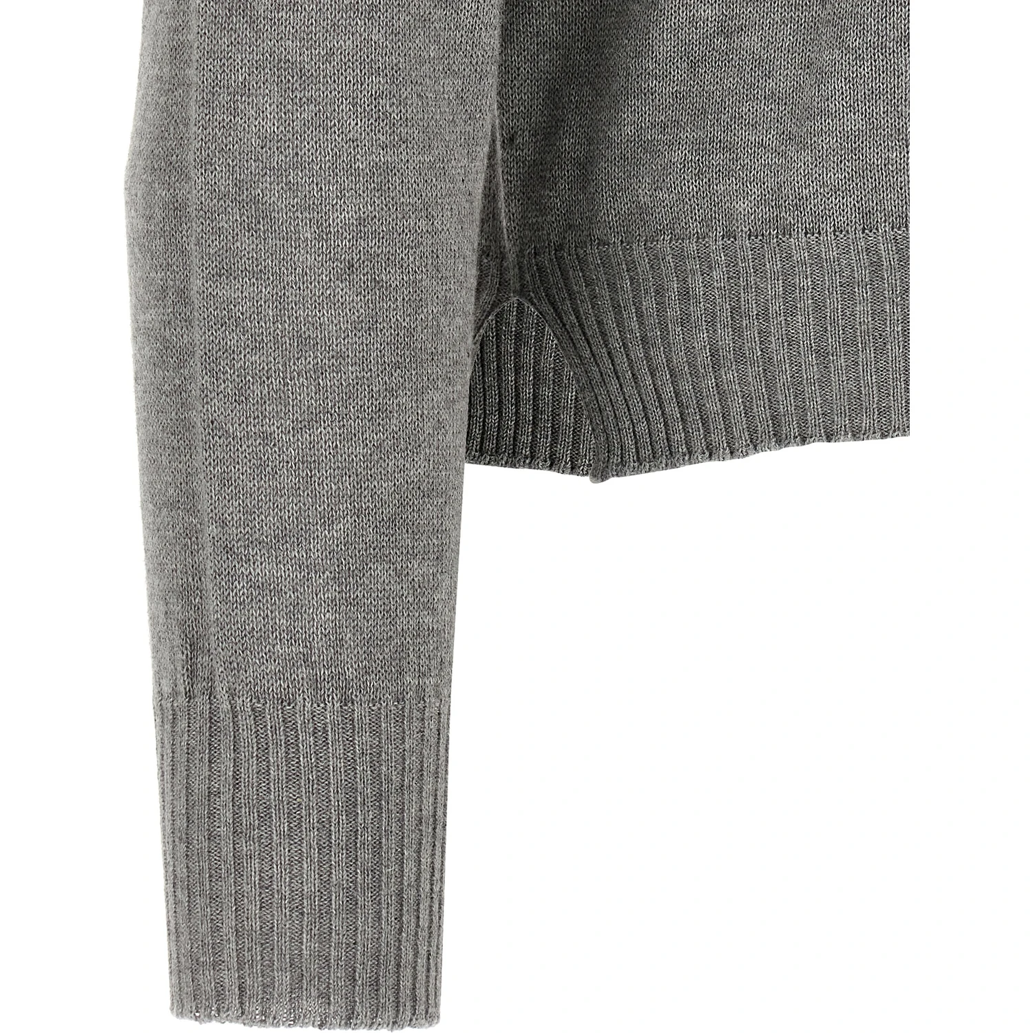 Gray Cotton Cardigan