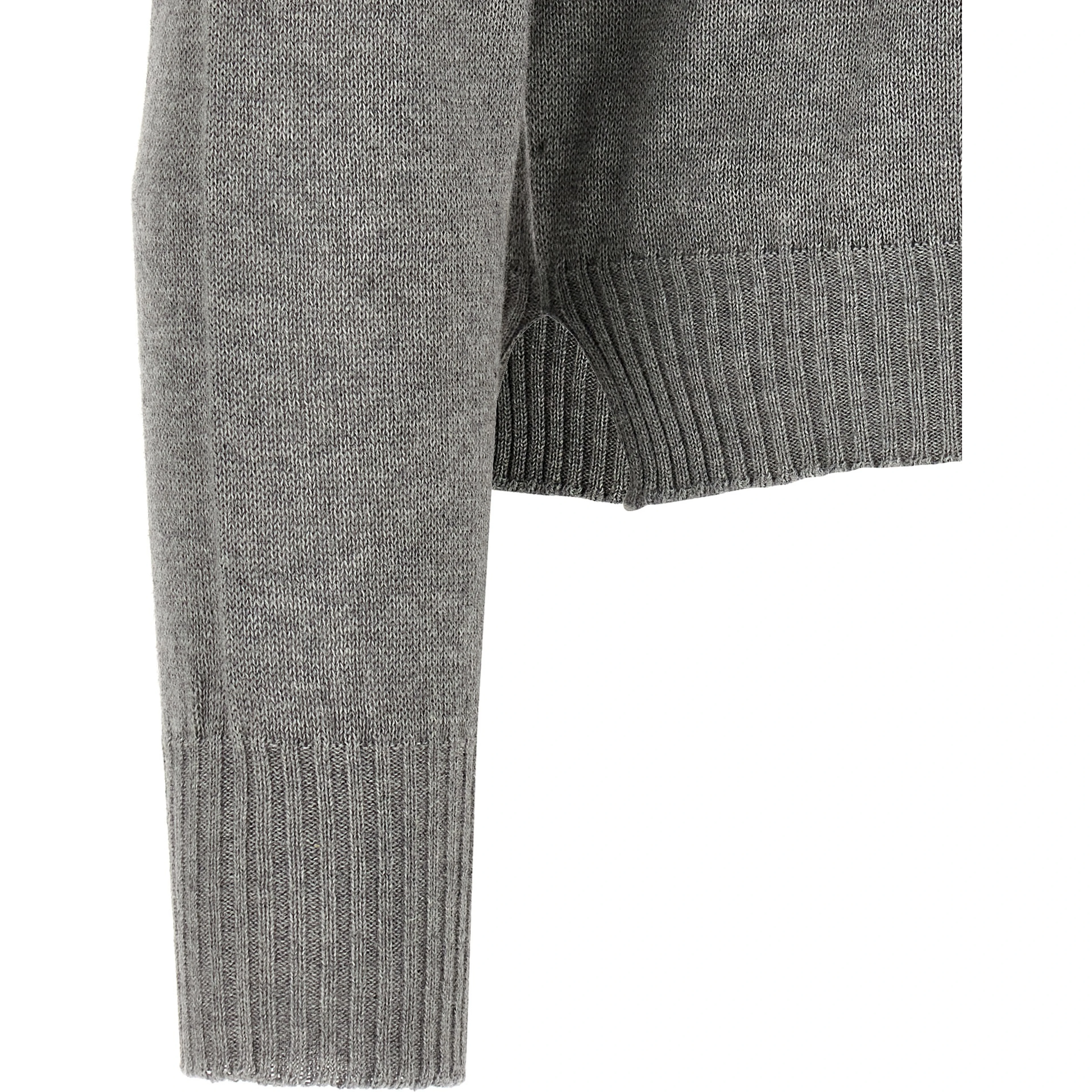 Gray Cotton Cardigan