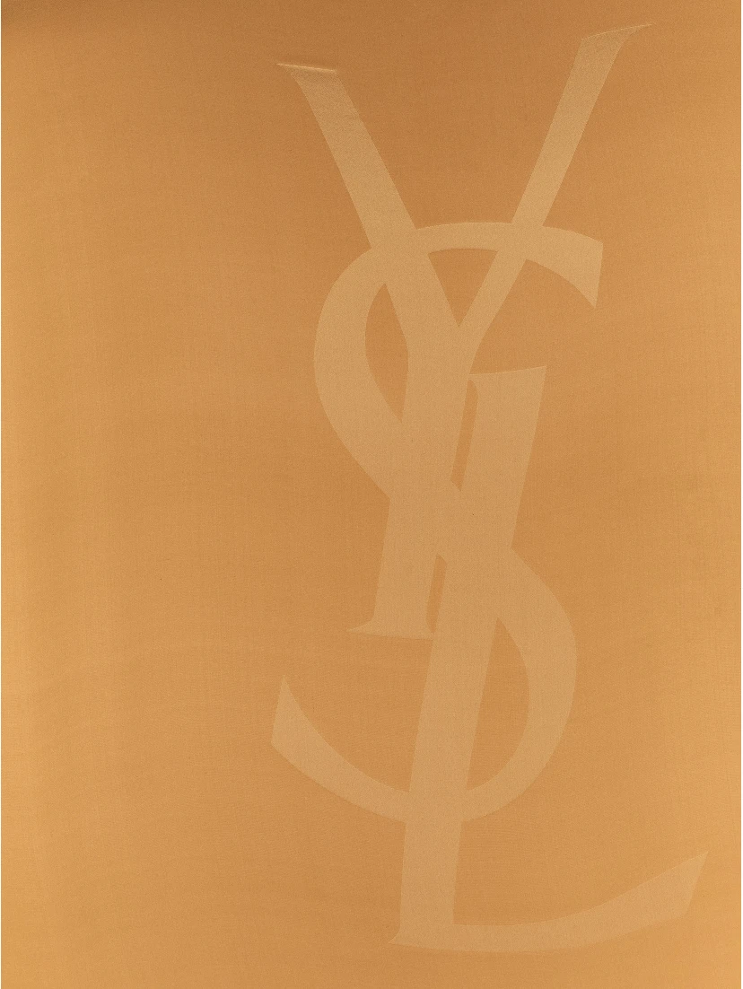Beige Silk Foulard
