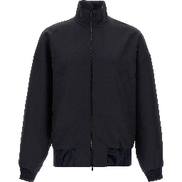 Blue Virgin Wool Full-Length Jacket