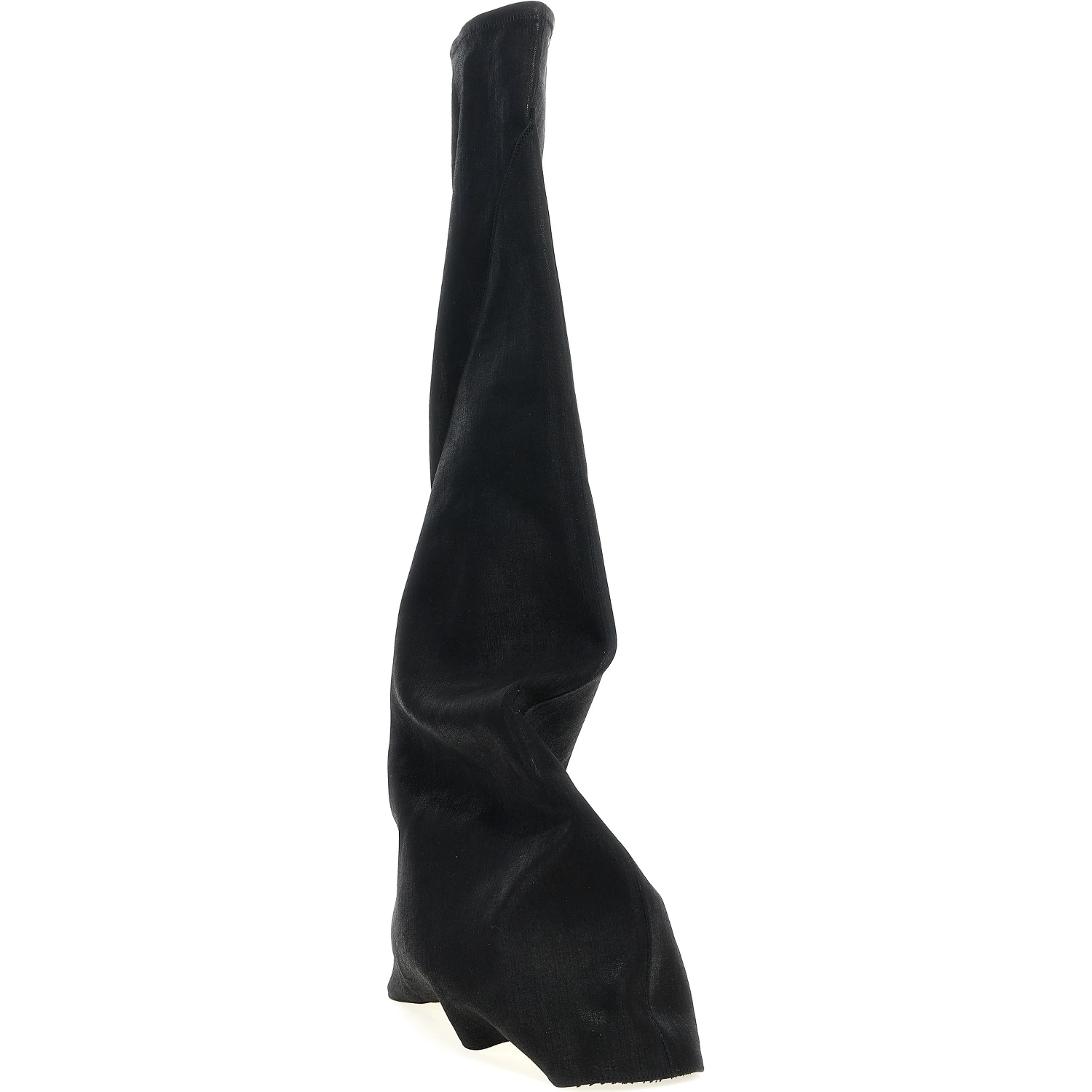 Black Cotton Over The Knee