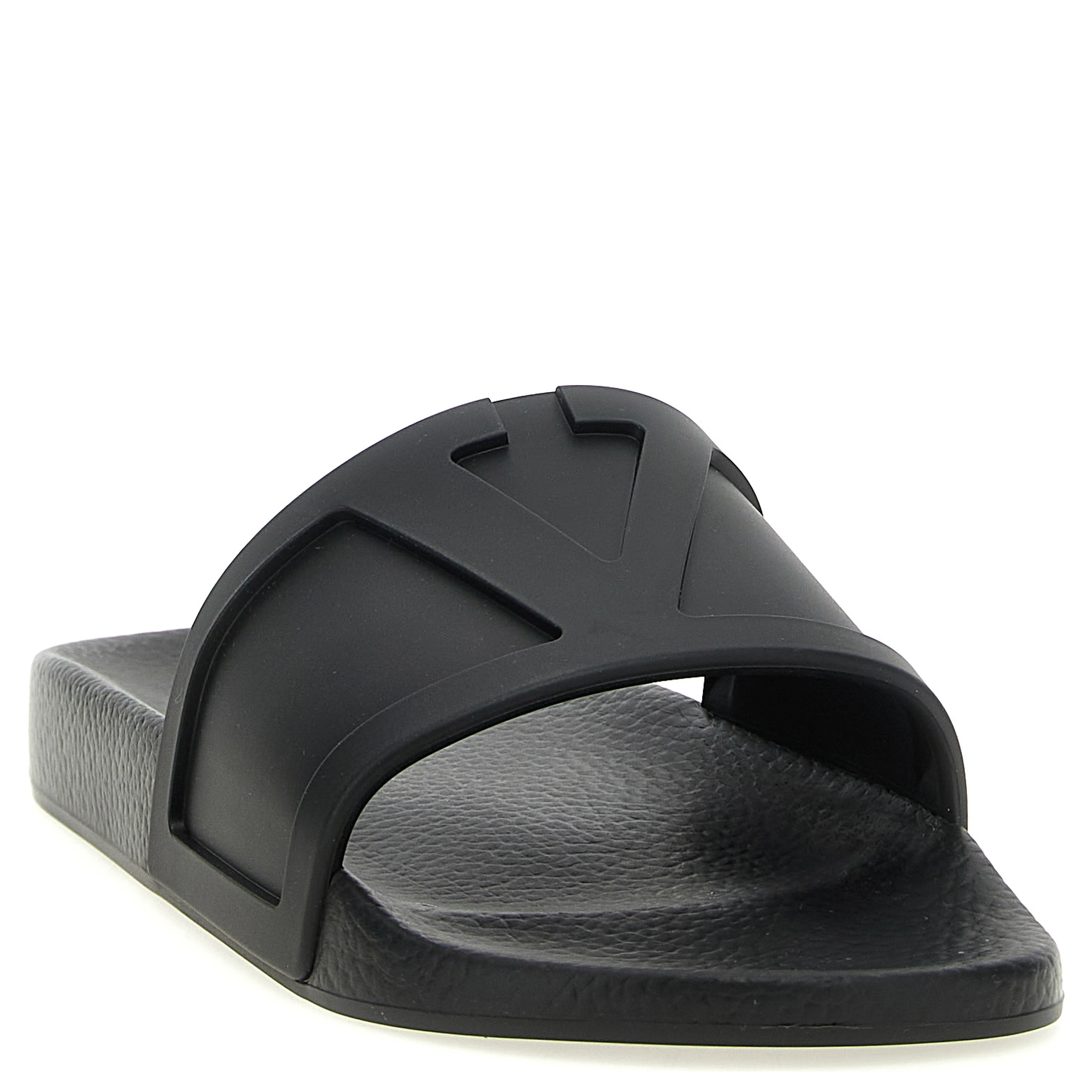 Black Plastic Slides