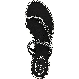 Black Satin Slides