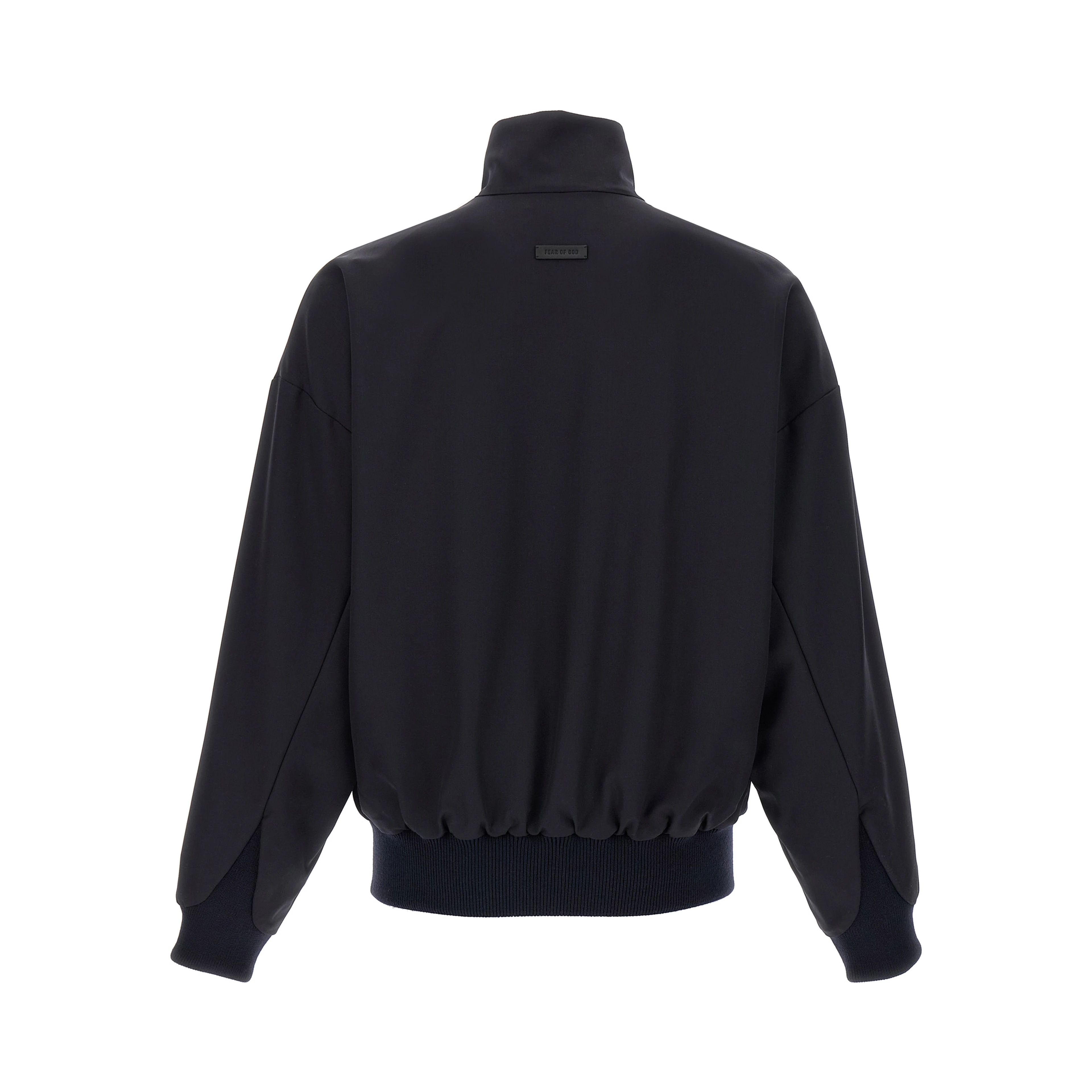 Blue Virgin Wool Full-Length Jacket