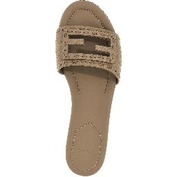 Gray Calfskin Slides