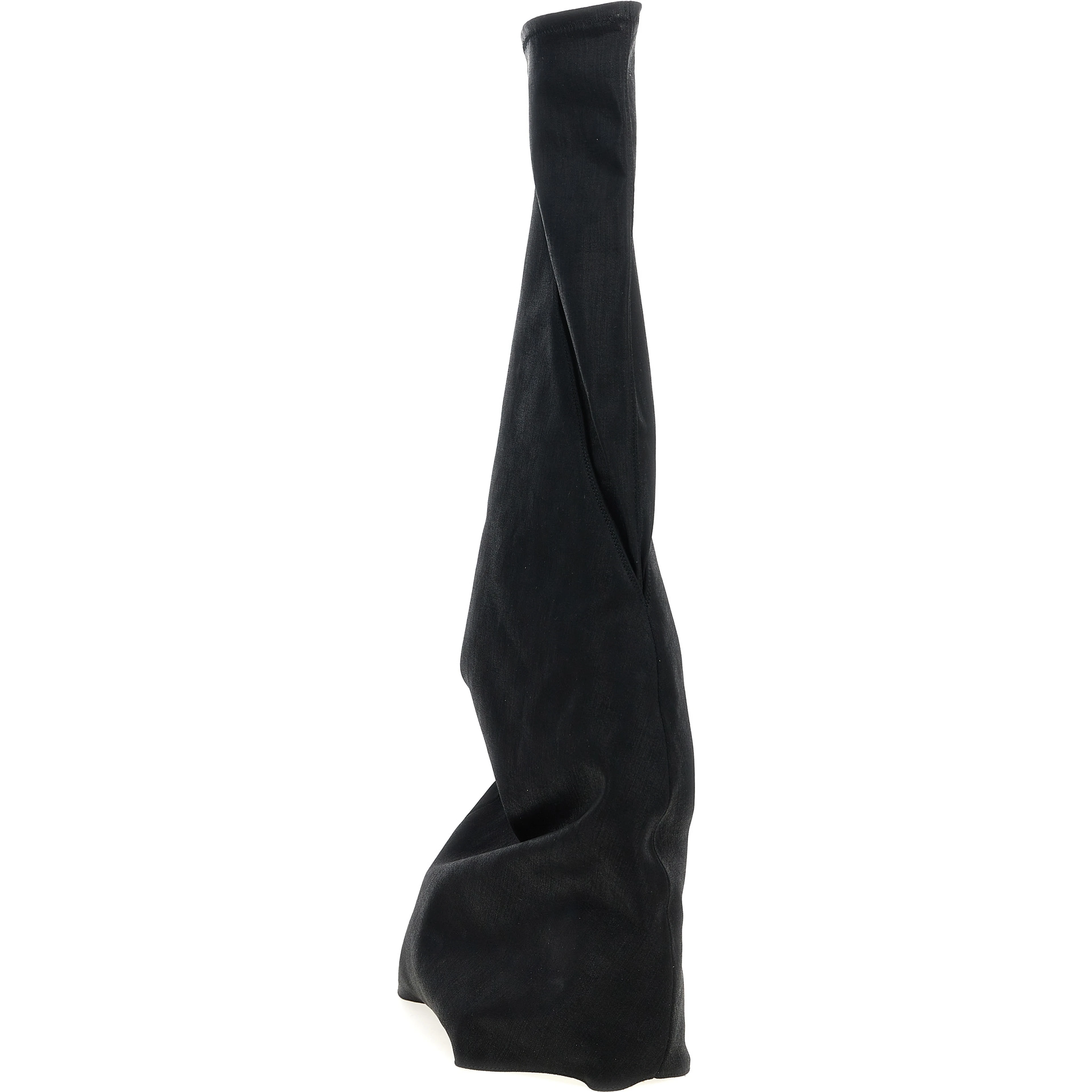 Black Cotton Over The Knee
