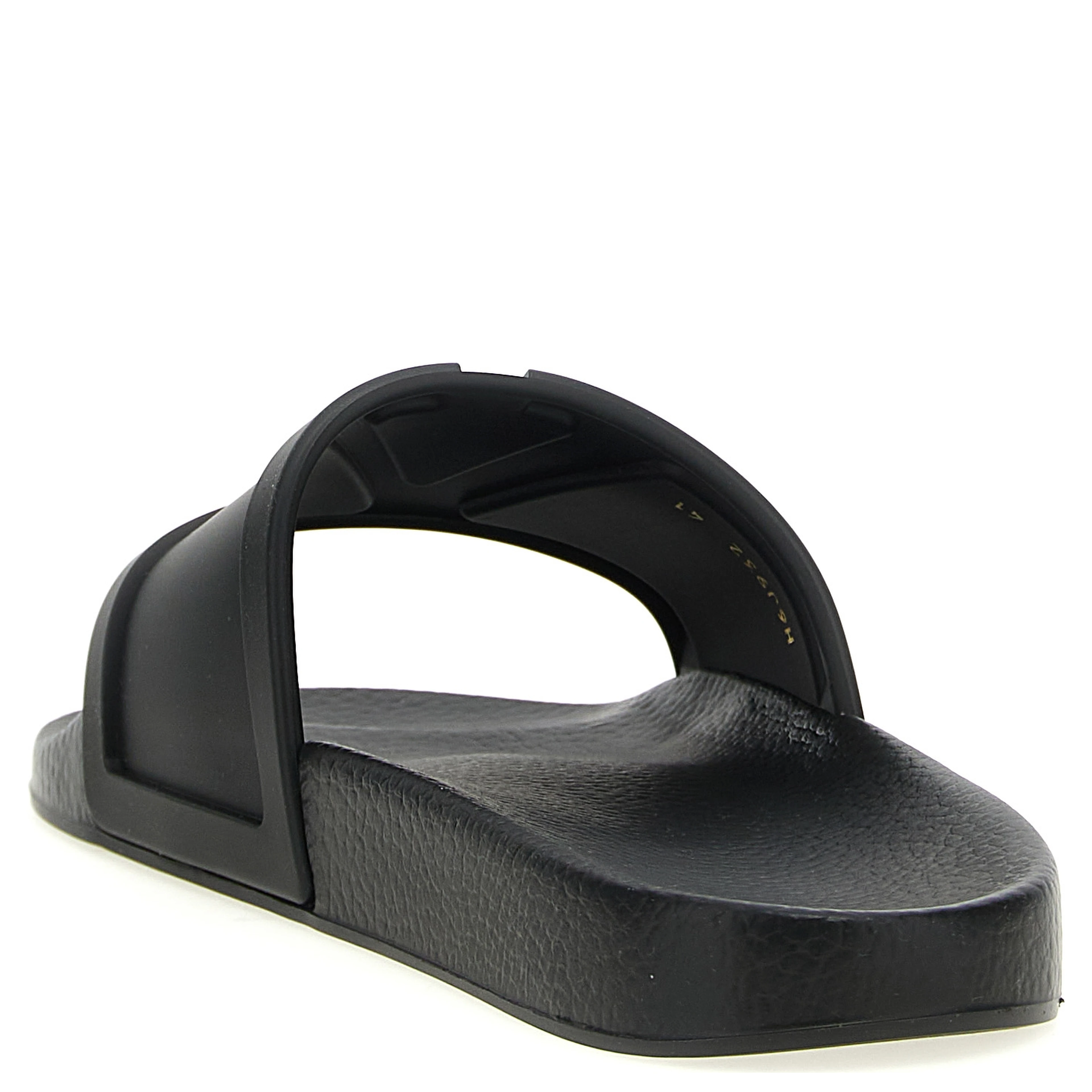 Black Plastic Slides