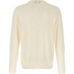 White Cotton Cardigan