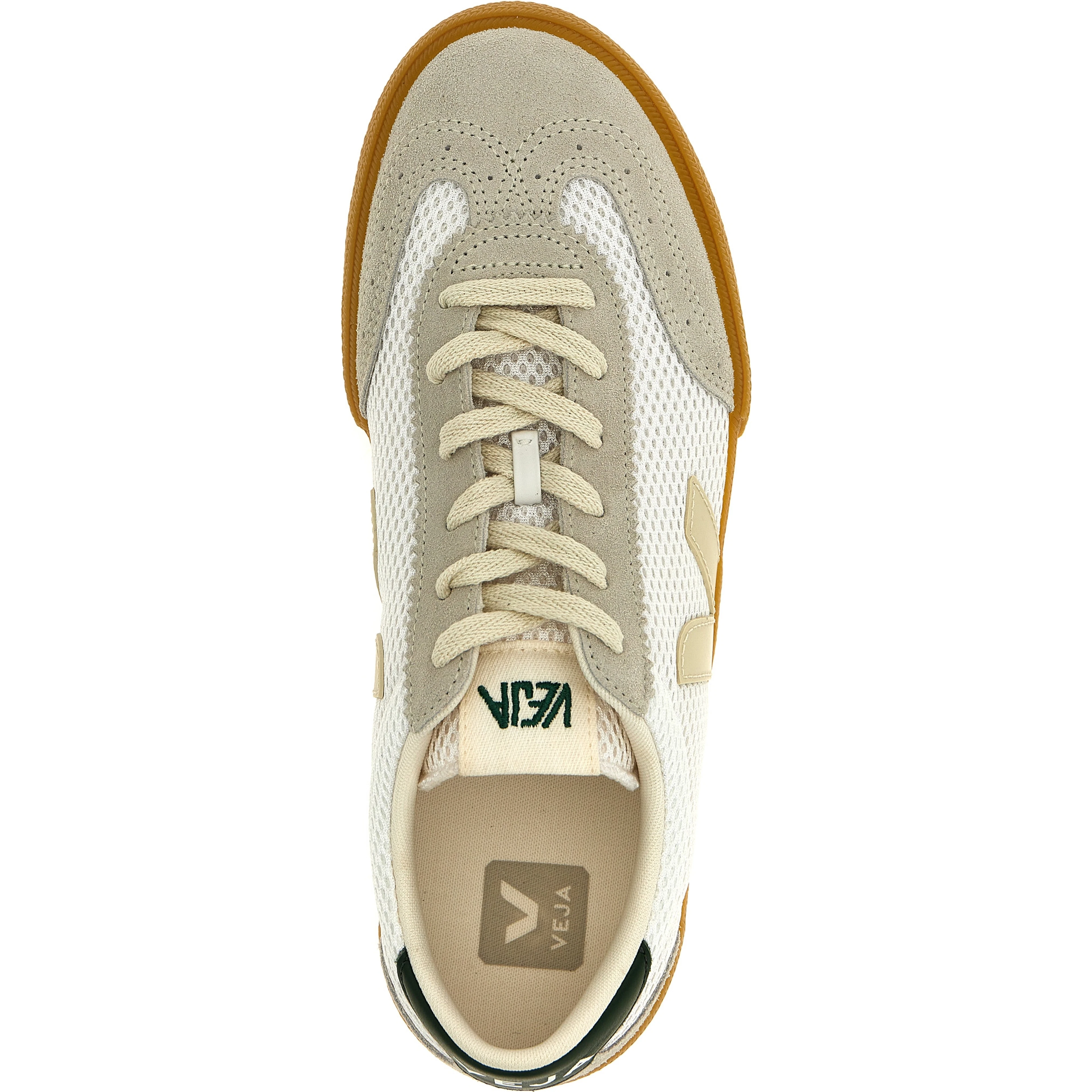 Bicolor Recycled Polyester Athletic Sneakers