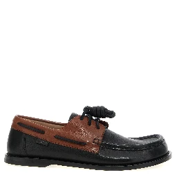 Multicolor Calfskin Slip-On Loafers