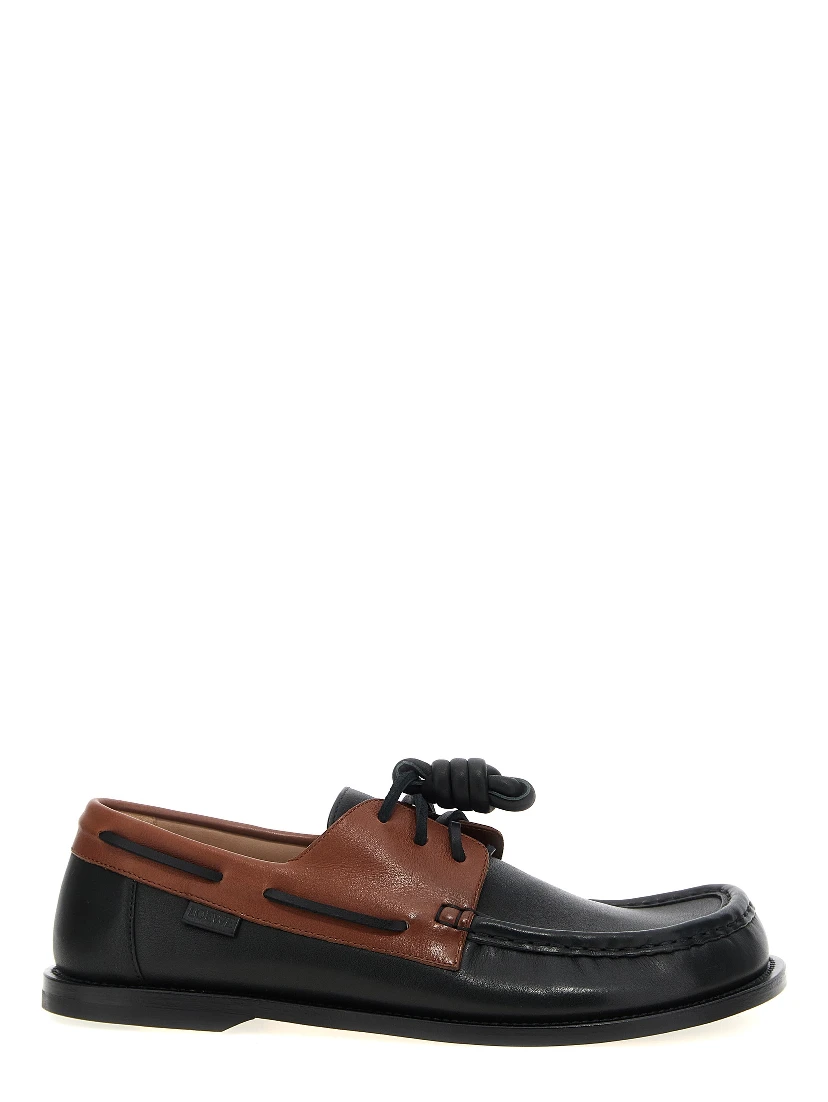 Multicolor Calfskin Slip-On Loafers