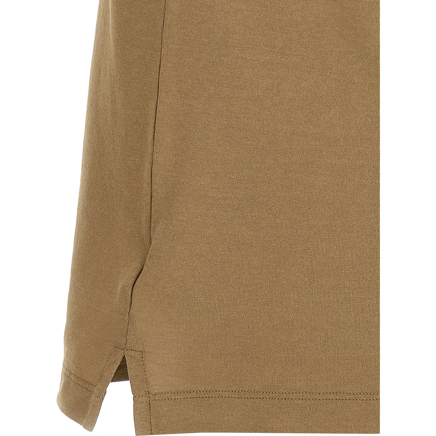 Beige Cotton Polo Shirt