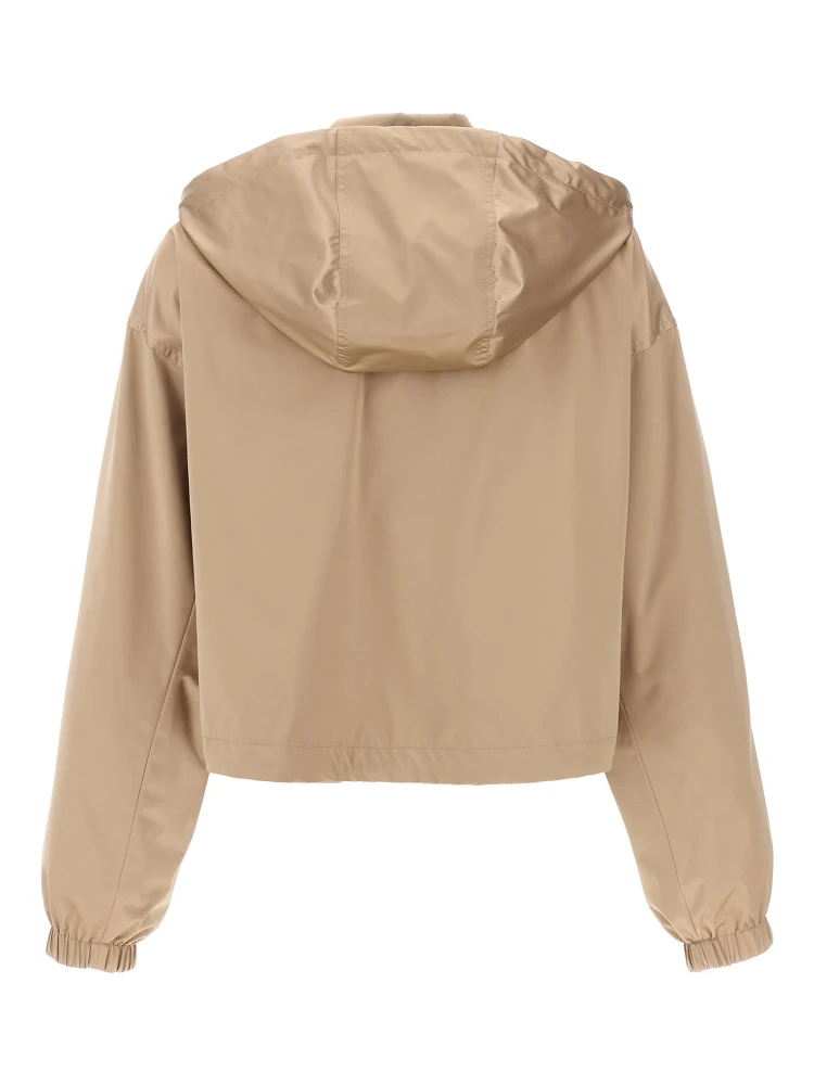 Brown Polyester Shell Jacket alternative