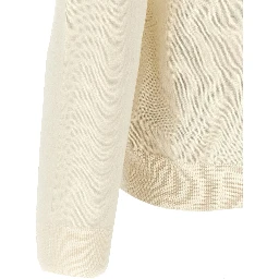White Cotton Cardigan