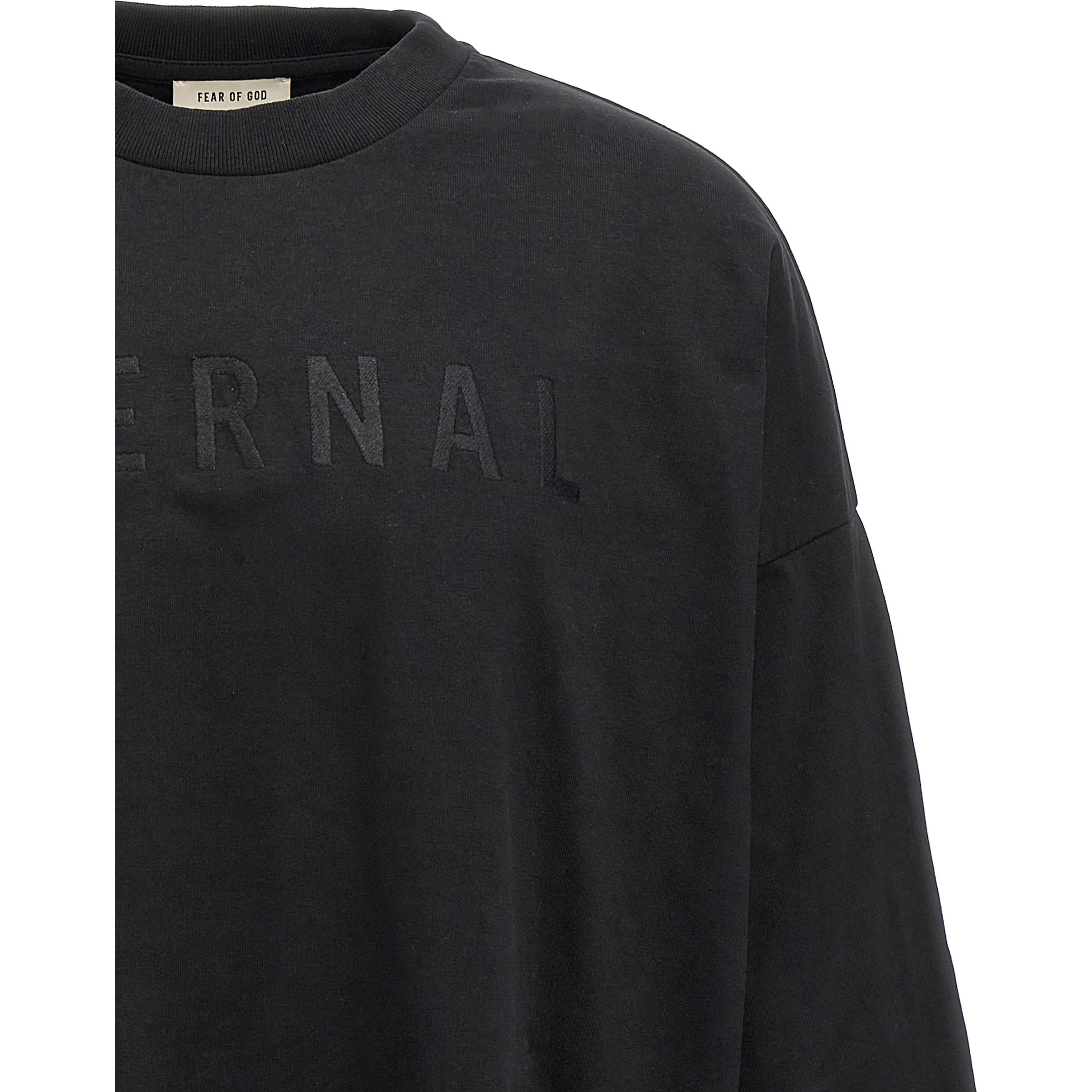 Black Cotton T-Shirt