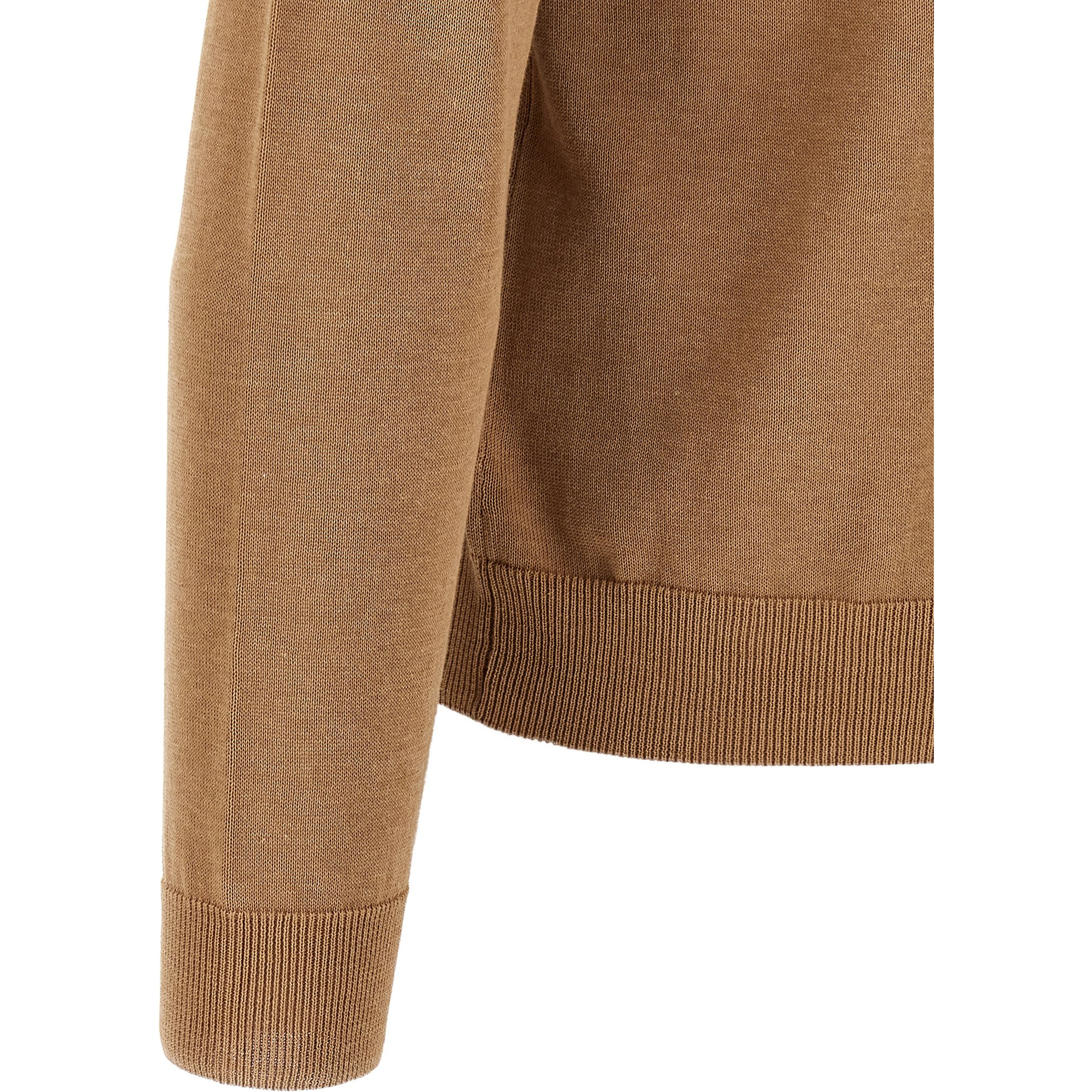 Beige Cotton Cardigan