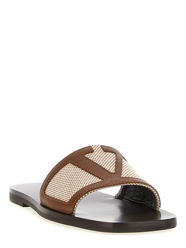 Brown Cotton Slides alternative