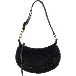 Black Calfskin Shoulder Bag