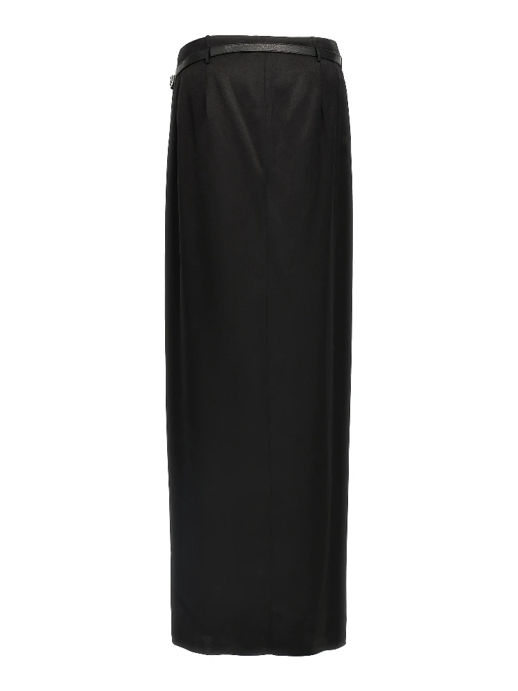 Black Silk Mini Skirt alternative