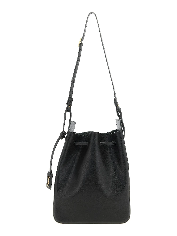 Bicolor Calfskin Crossbody Bag