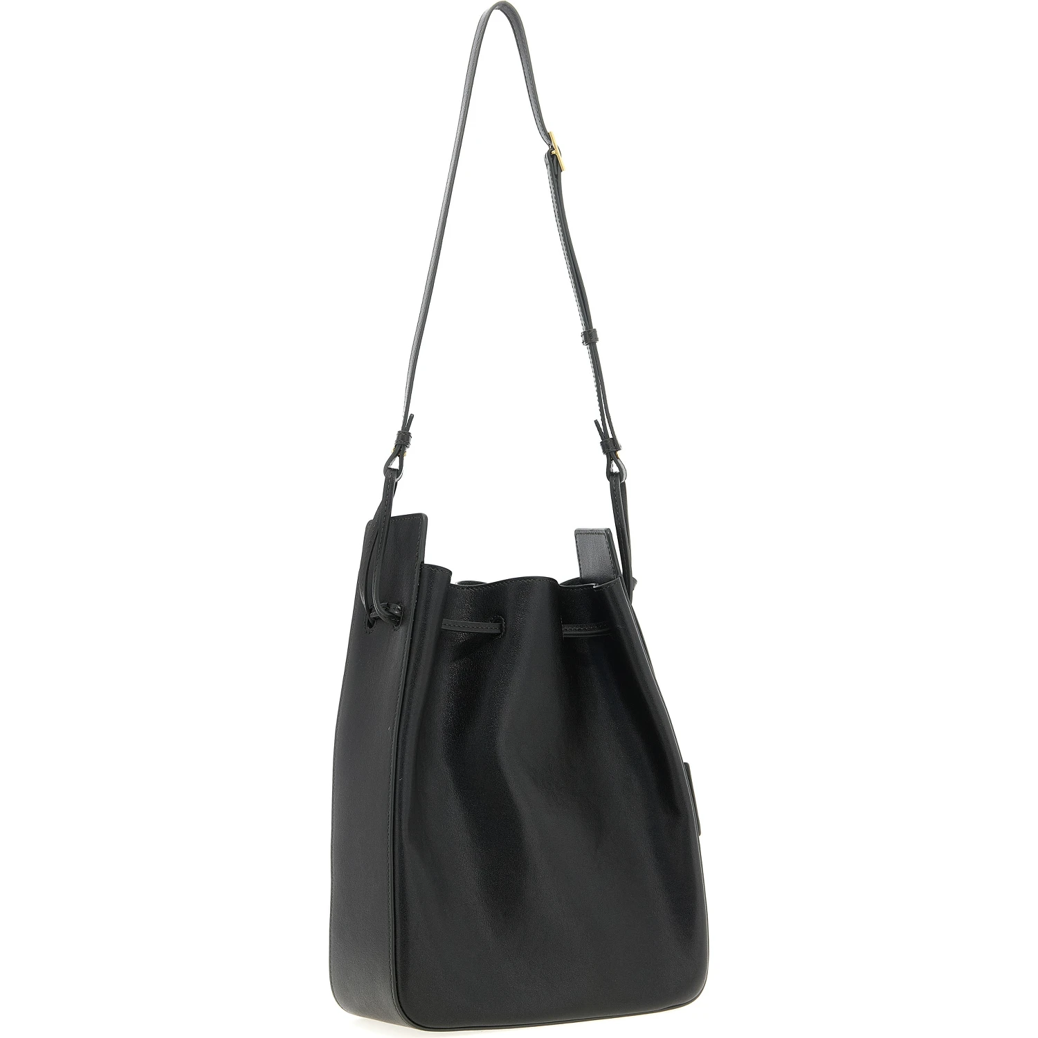 Bicolor Calfskin Crossbody Bag