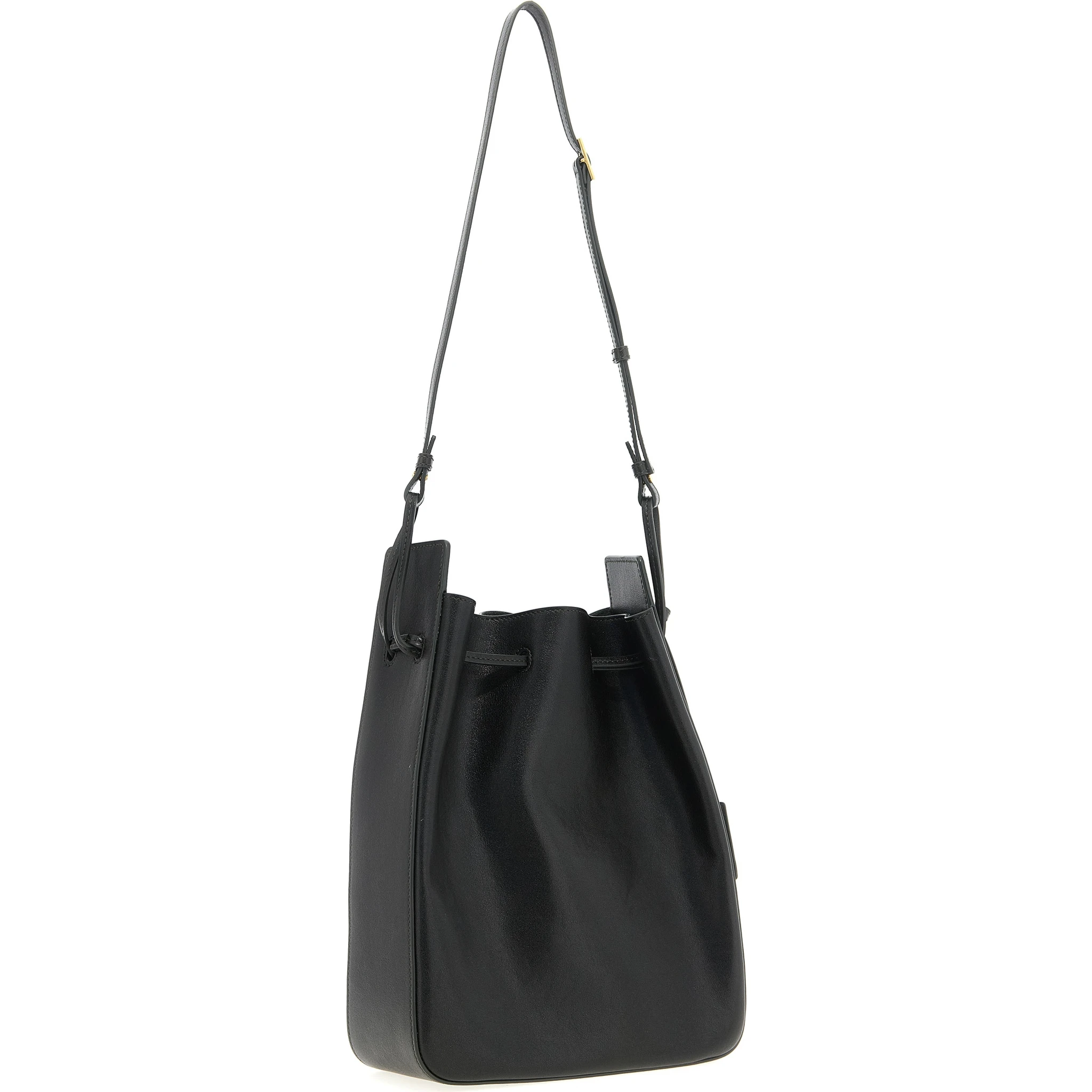 Bicolor Calfskin Crossbody Bag