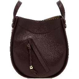 Bordeaux Calfskin Crossbody Bag
