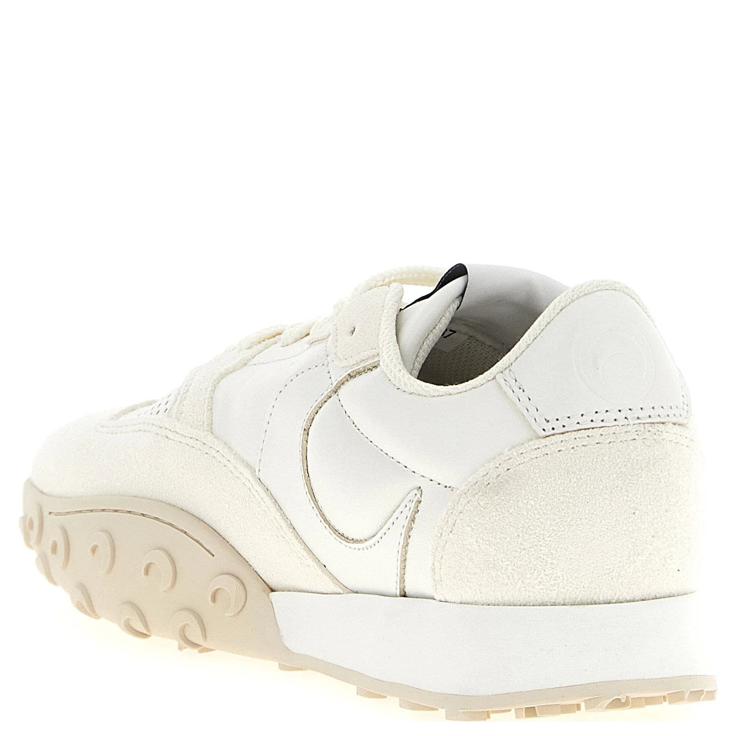 White Calfskin Athletic Sneakers