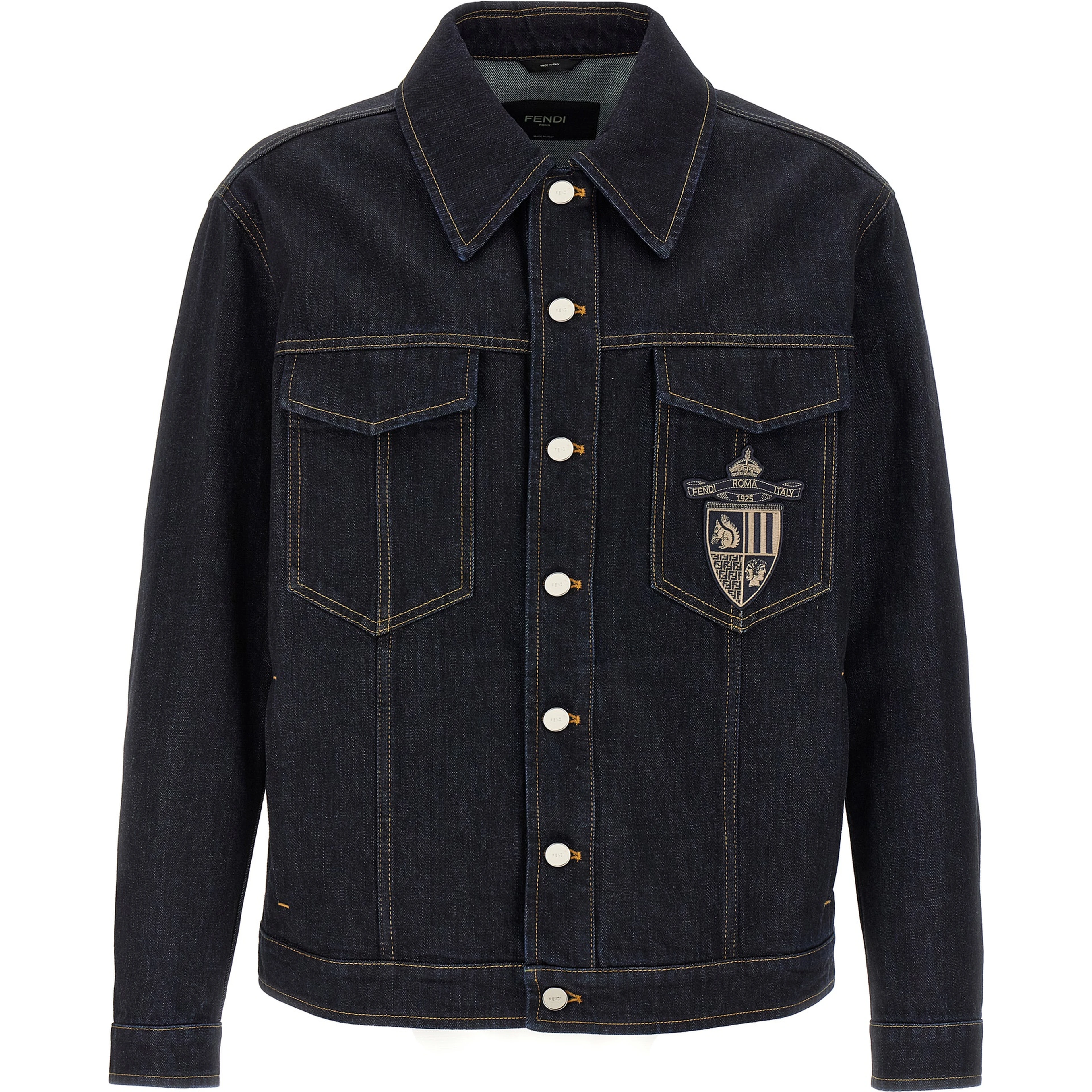 Blue Cotton Denim Jacket