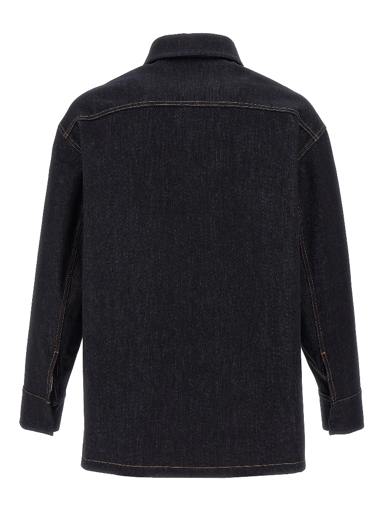 Blue Cotton Denim Jacket alternative
