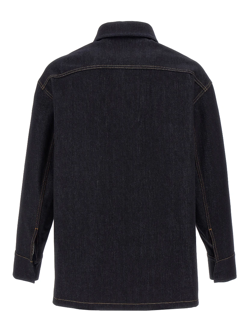 Blue Cotton Denim Jacket