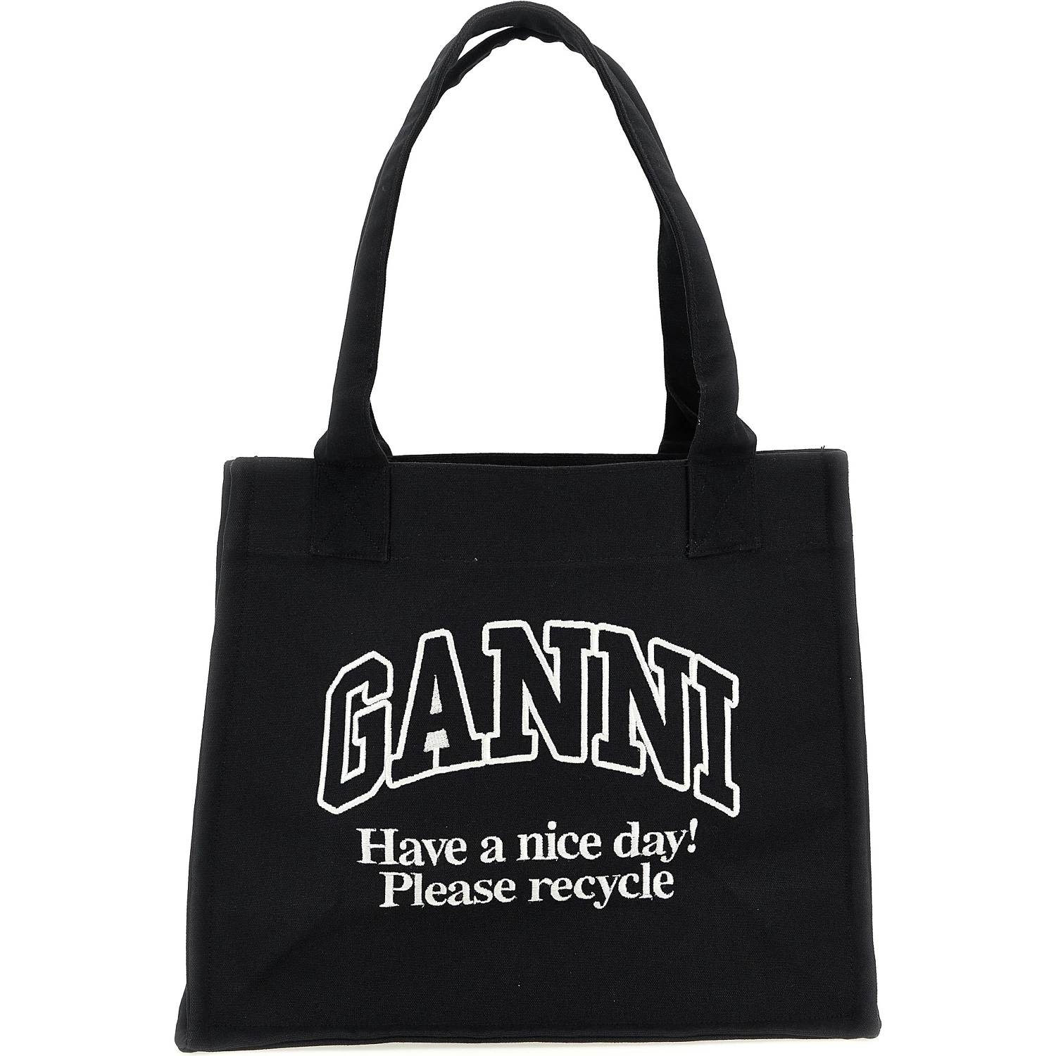 Bicolor Recycled Cotton Tote Bag