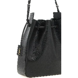 Bicolor Calfskin Crossbody Bag
