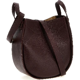 Bordeaux Calfskin Crossbody Bag