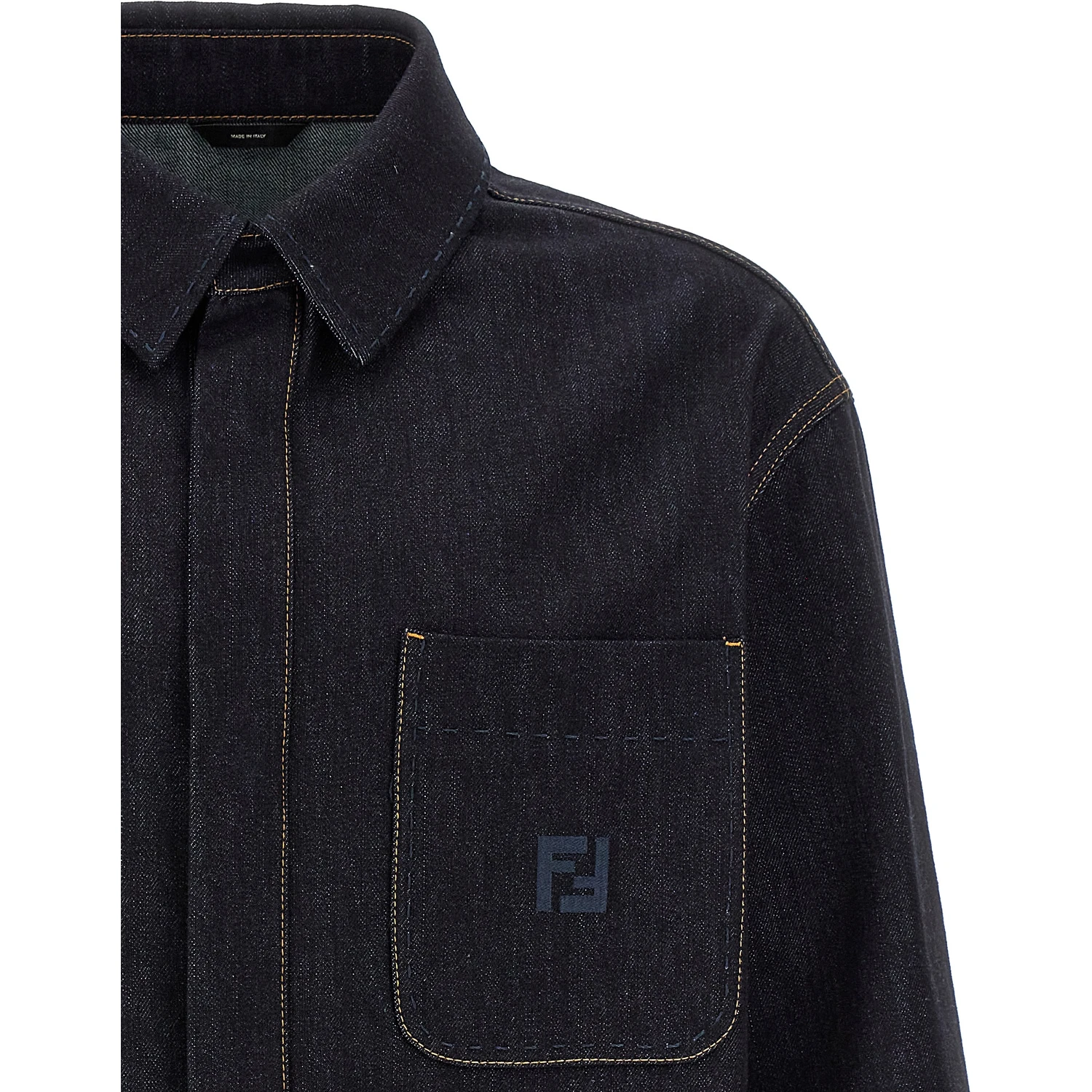 Blue Cotton Denim Jacket