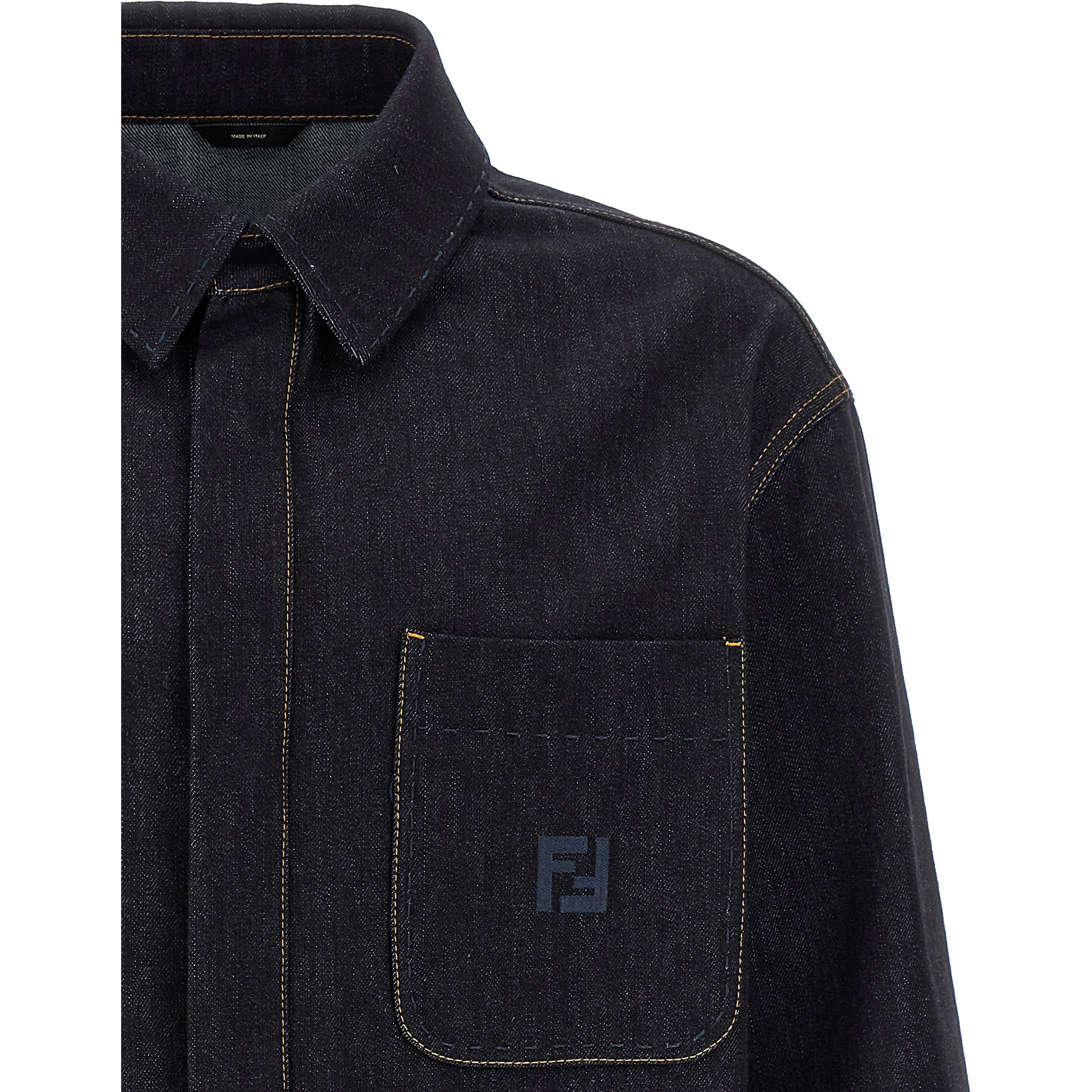 Blue Cotton Denim Jacket