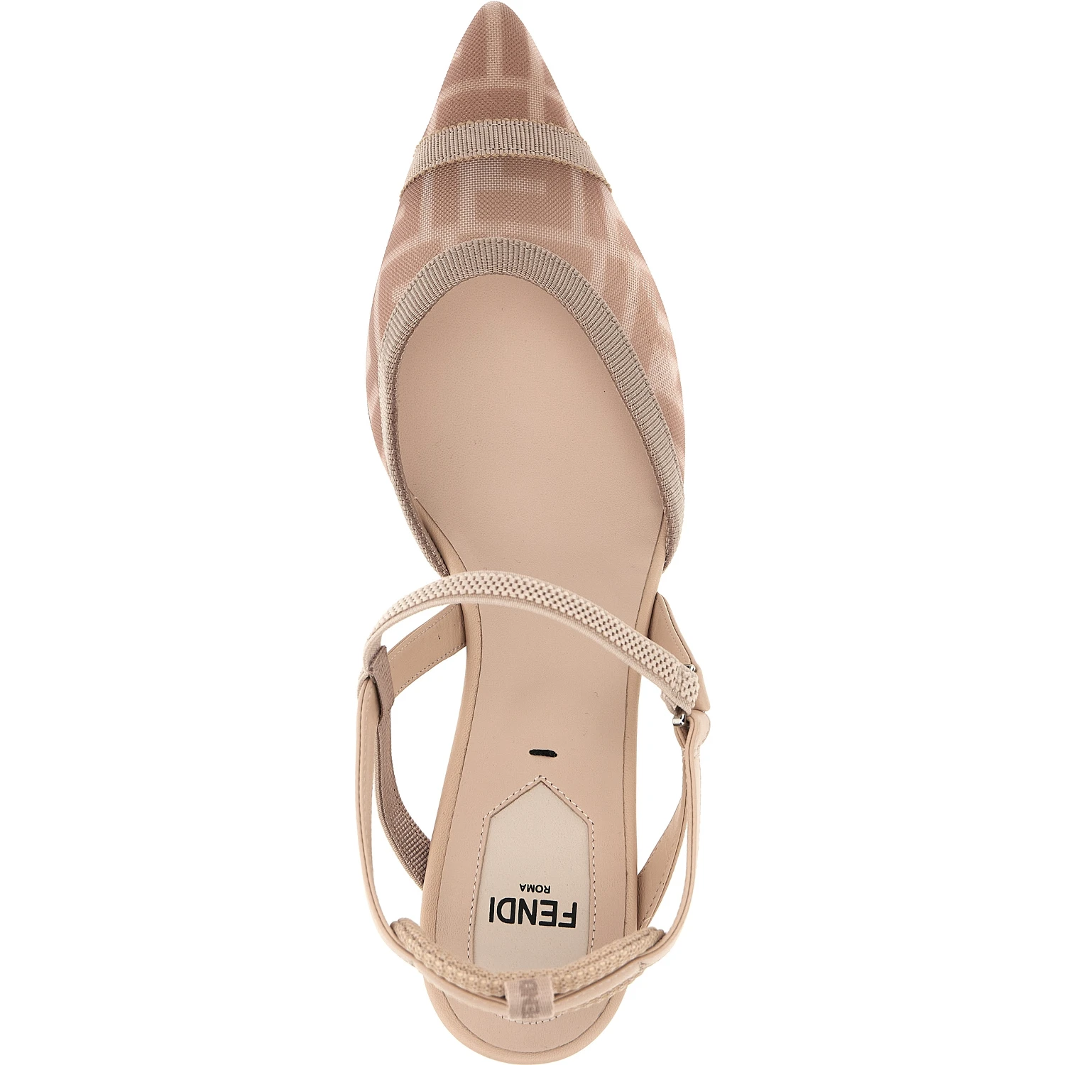 Multicolor Polyamide Mid Heel Pumps