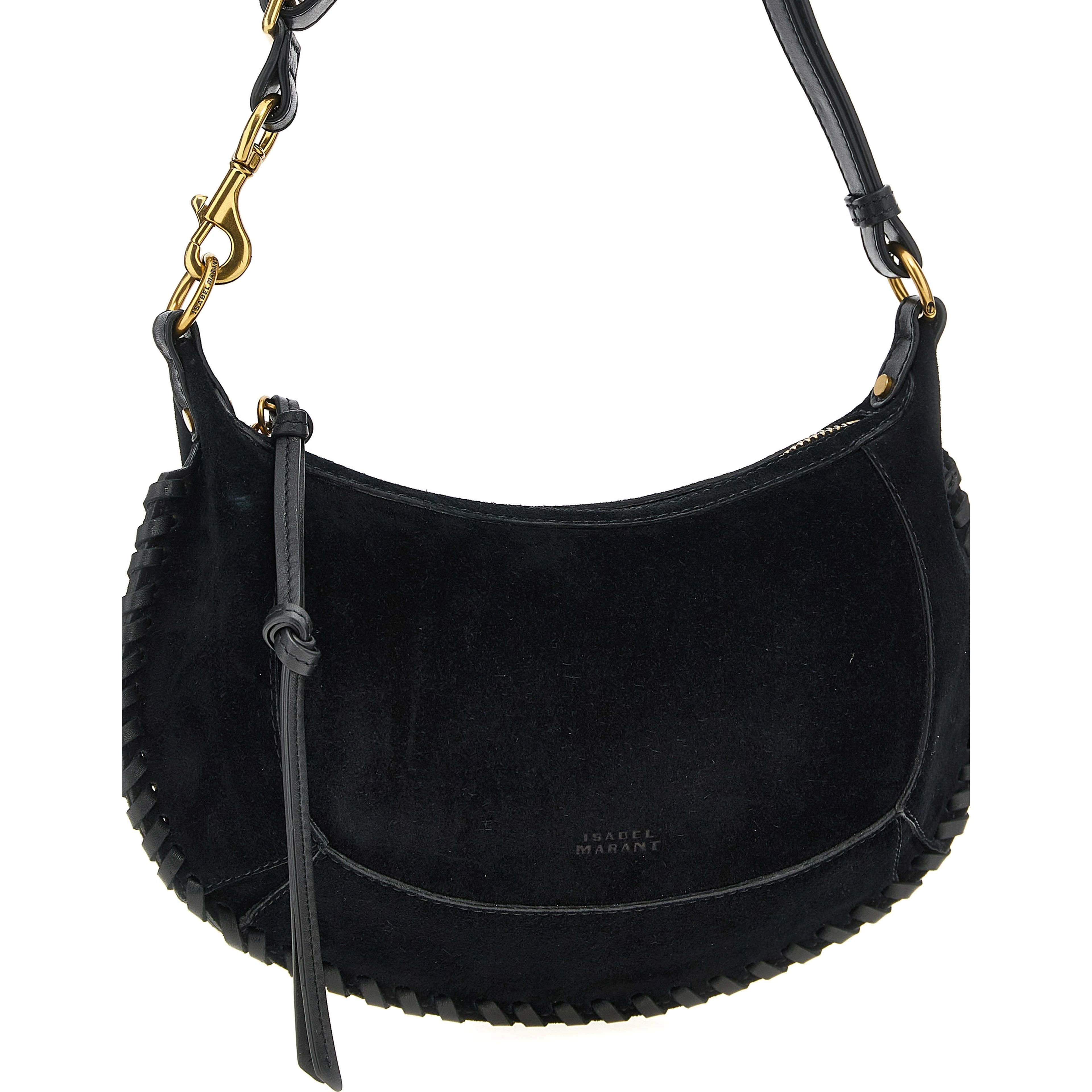 Black Calfskin Shoulder Bag
